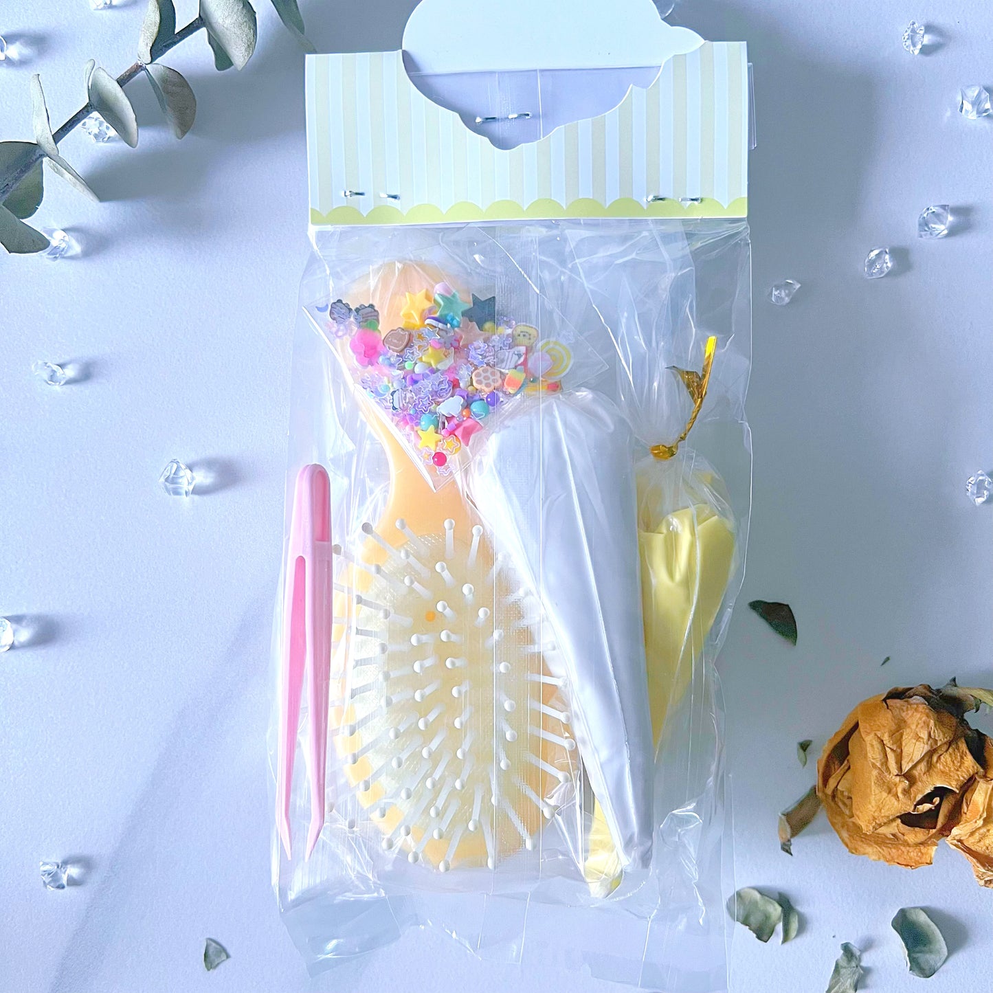 Kawaii DIY Air Cushion Brush Craft Kit – Kawaii-Themed Decoration Set in 6 Colour Options