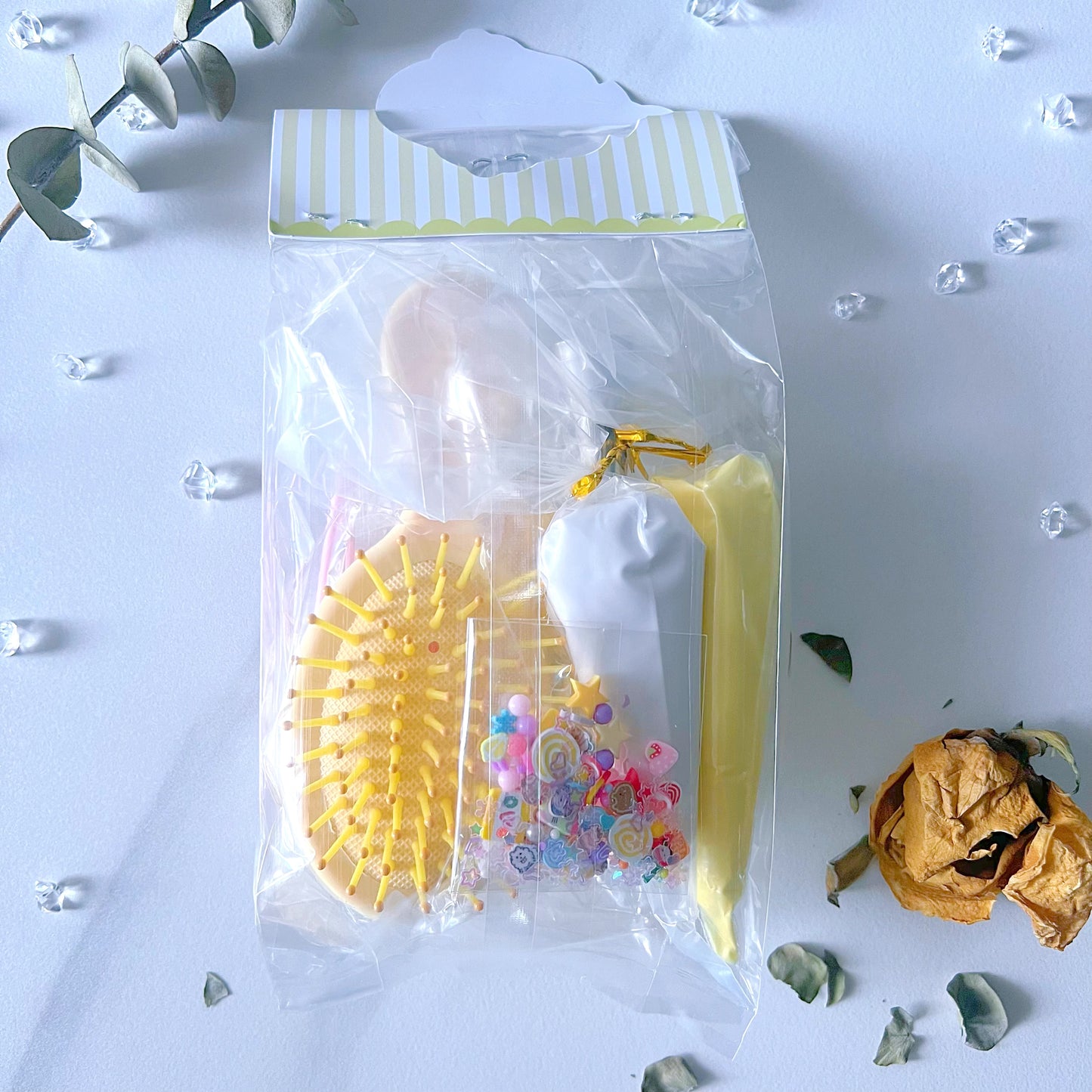 Kawaii DIY Air Cushion Brush Craft Kit – Kawaii-Themed Decoration Set in 6 Colour Options
