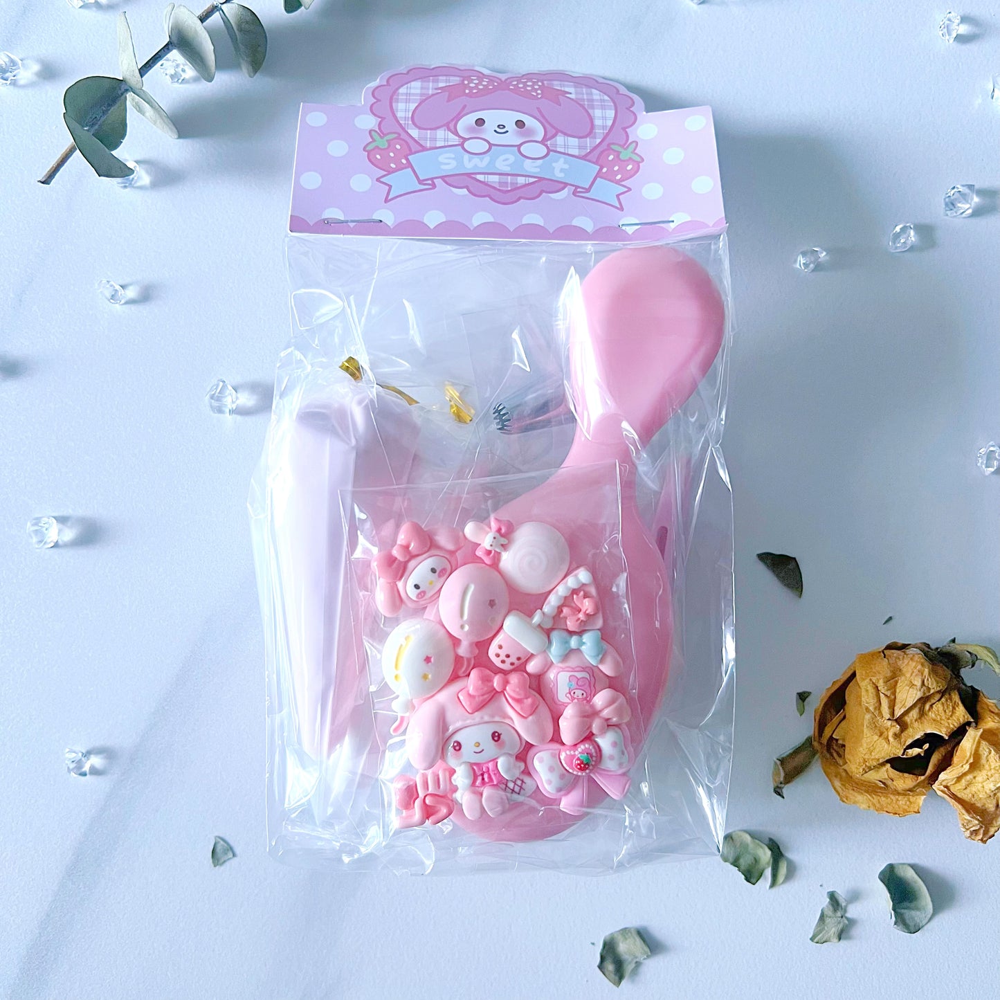 Kawaii DIY Air Cushion Brush Craft Kit – Kawaii-Themed Decoration Set in 6 Colour Options