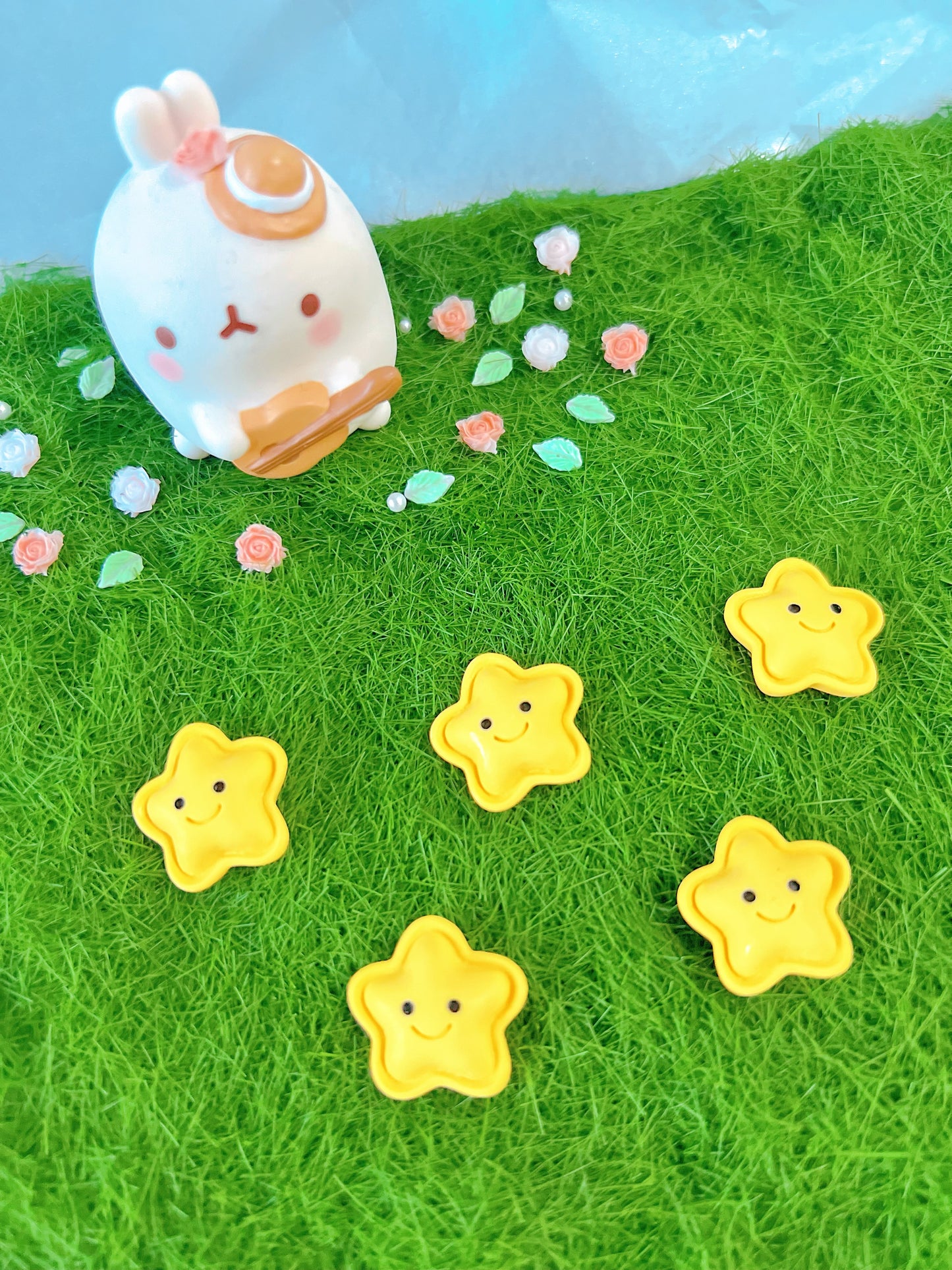 85 Pieces Matte Pastel Charm Set with Organising Box – Kawaii Resin Cabochons for Decoden & Crafts
