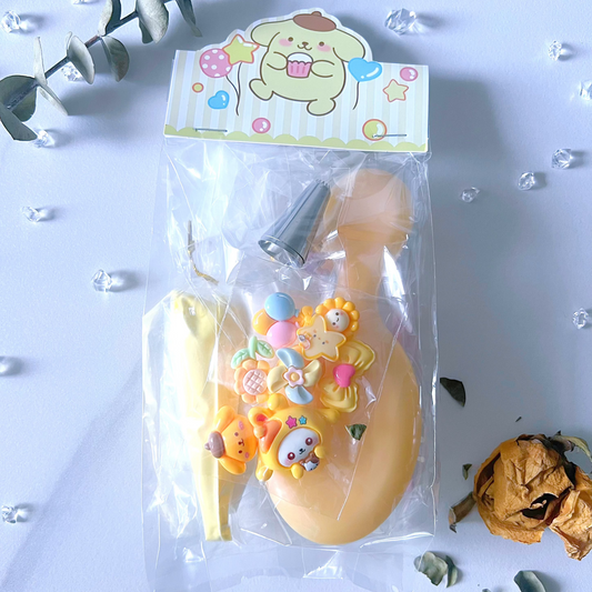 Kawaii DIY Air Cushion Brush Craft Kit – Kawaii-Themed Decoration Set in 6 Colour Options