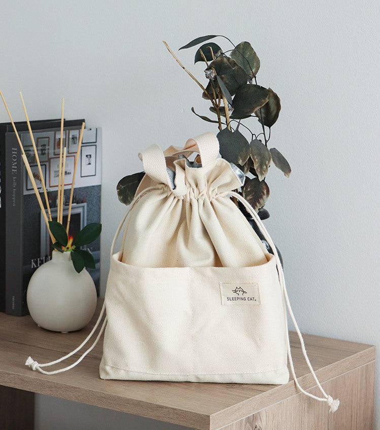 Japanese Style Canvas Lunch Bag