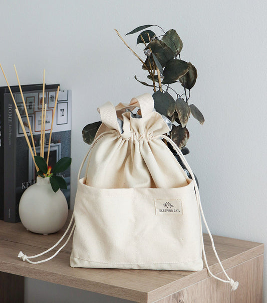 Japanese Style Canvas Lunch Bag