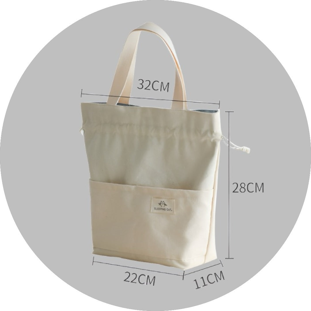 Japanese Style Canvas Lunch Bag